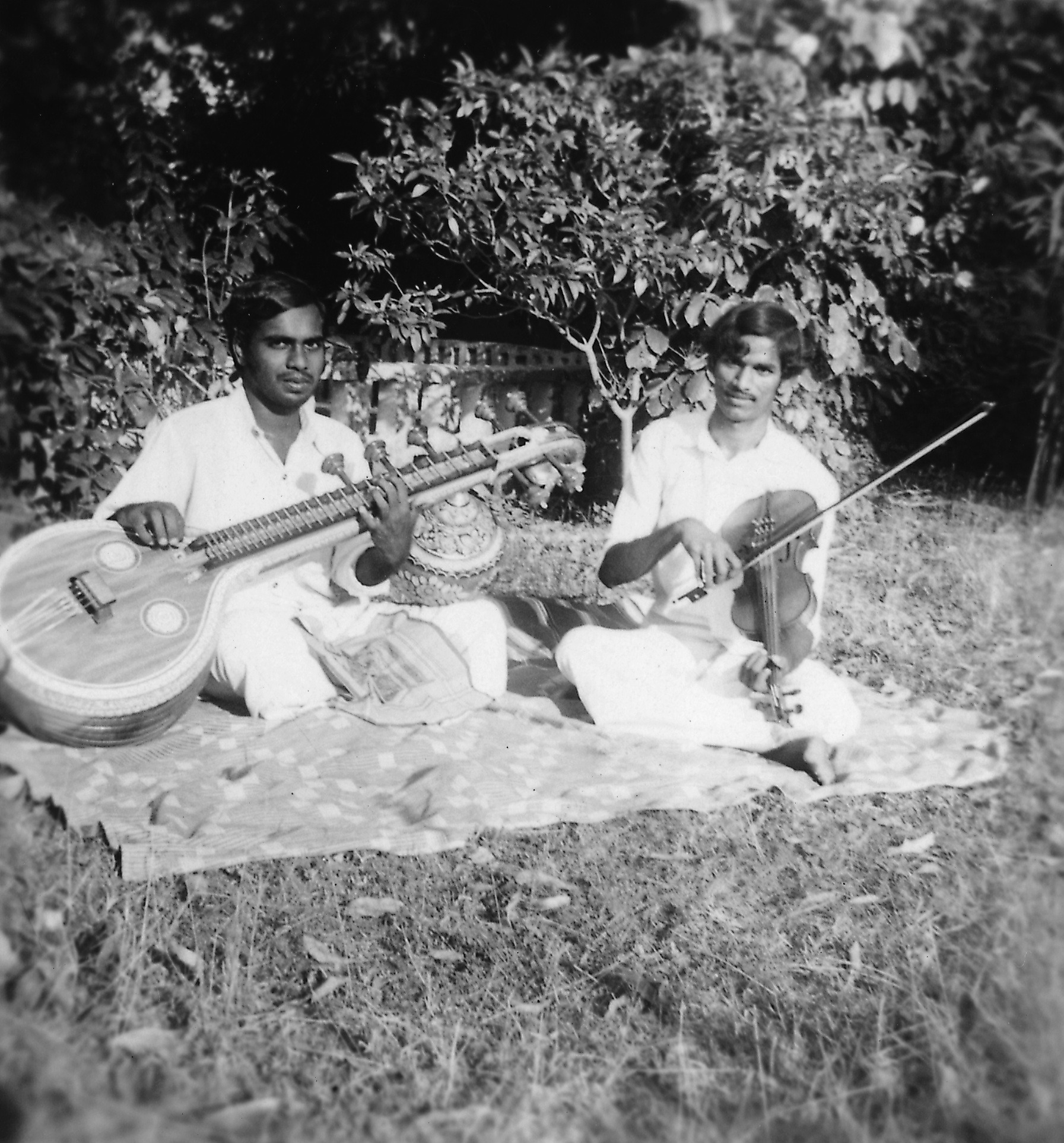 John Britto with a friend