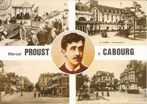 Proust in Cabourg post card